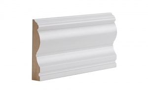 White Primed Victoriana Architrave Pack (2 sets) 100mm